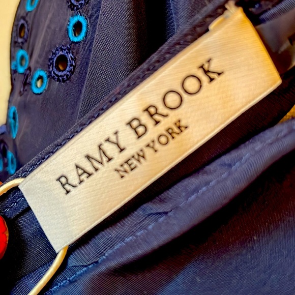 Ramy Brook Halter  Blue New with Tags . XL - Picture 5 of 8